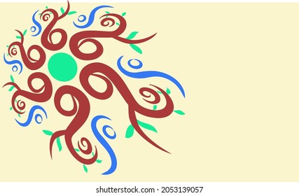 Abstact ornament banner background vector illustration design
