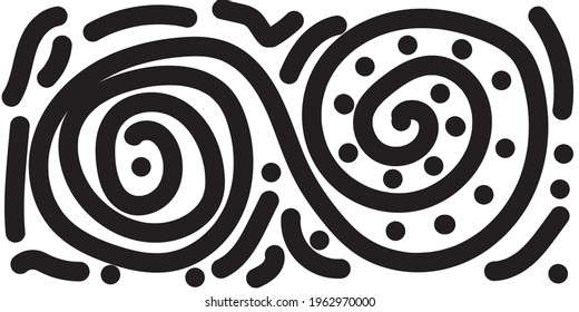 Abstact pattern design vector illustration