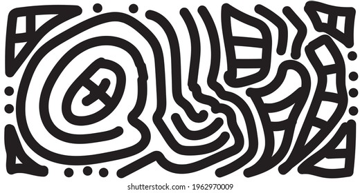 Abstact pattern design vector illustration