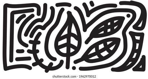 Abstact pattern design vector illustration