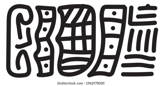 Abstact pattern design vector illustration