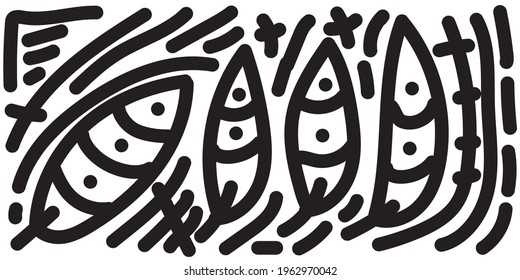 Abstact pattern design vector illustration
