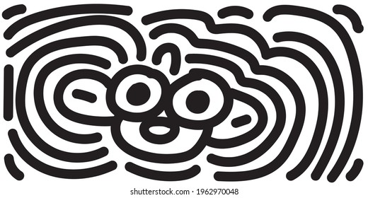 Abstact pattern design vector illustration