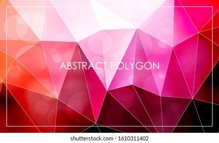 Abstact Polygonal Background Design,vector illustration