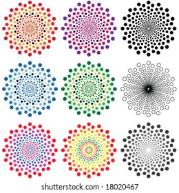 Abstact Spot Circles Vector Stock Vector (Royalty Free) 18020467 ...