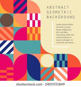 abstaract geometric background pattern vector