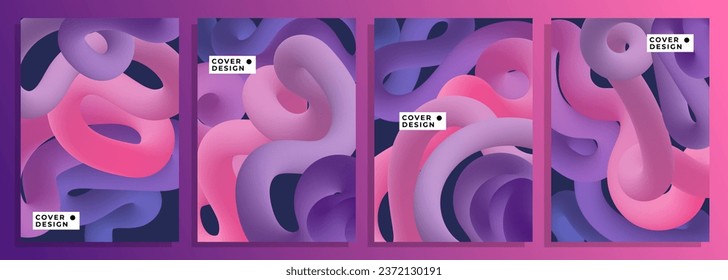 abstarct 3d worm flow pastel color cover poster design, for cover, magazine, catalog, poster, flyer, banner, homepage, etc.
A4 size vector