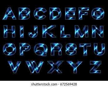 abstarct alphabet