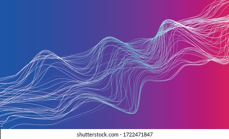 Abstarct Background, Gradient Wave Background