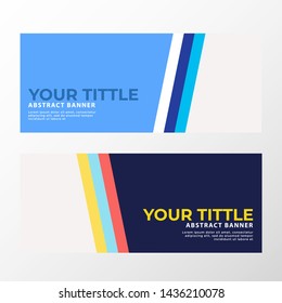 abstarct banner template. Vector design Banner background.