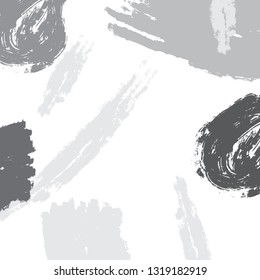 Abstarct black and white splash  background - Vector