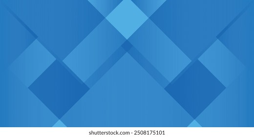 Abstarct blue geometric shapes background. Dynamic shapes composition.