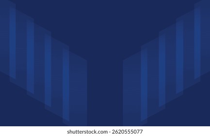 Abstarct blue geometric shapes background. Dynamic shapes composition. Eps10 vector.