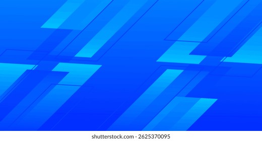 Abstarct blue geometric shapes background. Dynamic shapes composition. Eps10