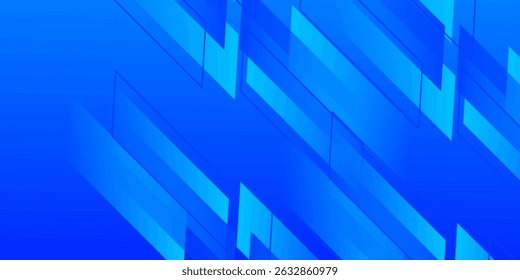 Fondo abstracto de Formas geométricas azules. Composición de Formas dinámicas. Eps10