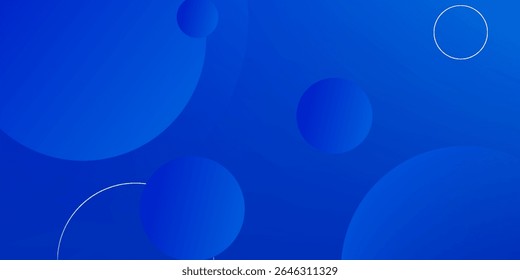 Abstarct blue geometric shapes background. Dynamic shapes composition. Eps10 vector