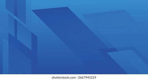 Fondo abstracto de Formas geométricas azules. Composición de Formas dinámicas. Vector Eps10. Ilustración vectorial