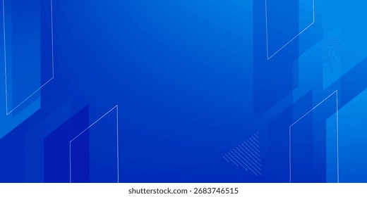 Fondo abstracto de Formas geométricas azules. Composición de Formas dinámicas. Eps10 