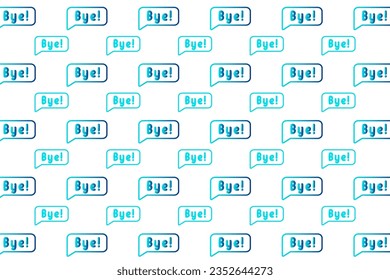 Abstarct Bye Message Pattern Background, can be used for business designs, presentation designs or any suitable designs.