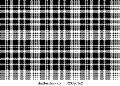 Abstarct check pixel seamless pattern black white. Vector illustration