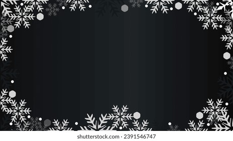 Abstarct Christmas snowflake background for your creative Christmas and new year project.