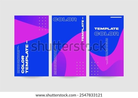 Abstarct color Background design templates vector poster