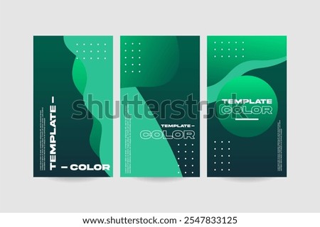 Abstarct color Background design templates vector poster