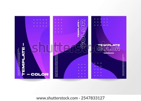 Abstarct color Background design templates vector poster