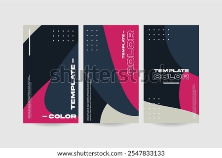 Abstarct color Background design templates vector poster