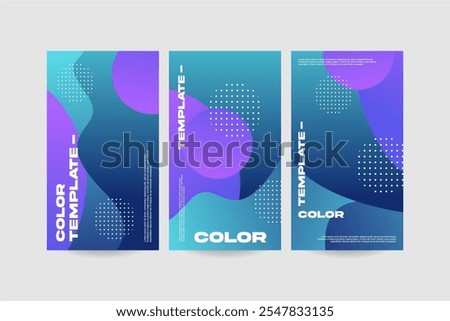 Abstarct color Background design templates vector poster