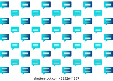 Abstarct Comment Bubble Pattern Background, can be used for business designs, presentation designs or any suitable designs.