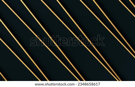 abstarct dark background with golden line