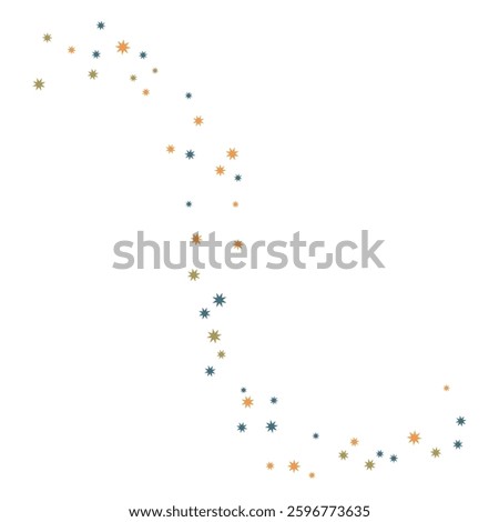 abstarct fall of stars vector icon illustration design. star icon design.