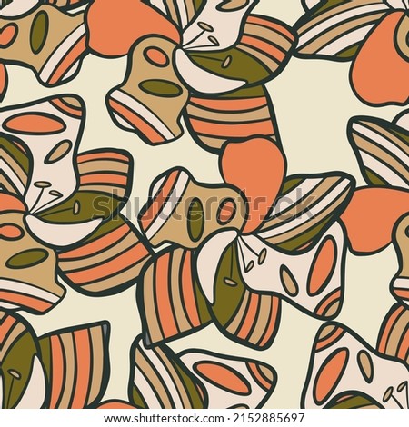 Abstarct Floral Flower Seamless Pattern Background