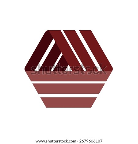 abstarct Geometric company vector logo design