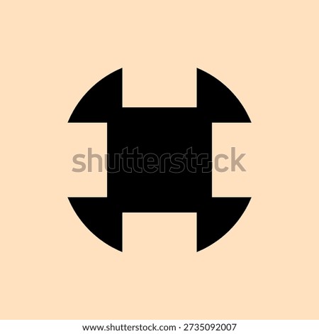 abstarct Geometric company vector logotype design.