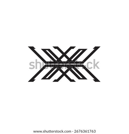 Abstarct geometric corporate logo element