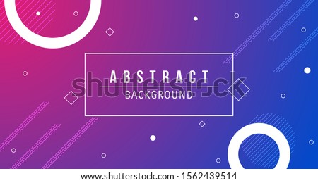 Abstarct geometric gradient modern blue purple