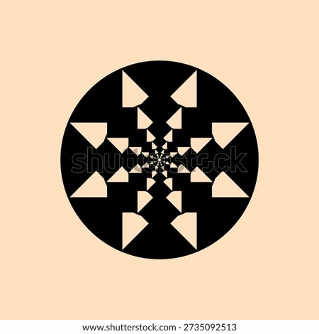 abstarct Geometric ornament vector design