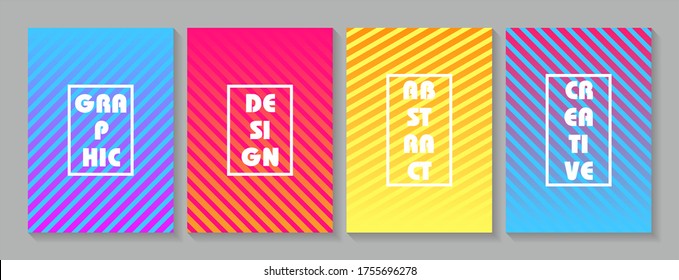 Abstarct gradient color pattern texture for book cover template