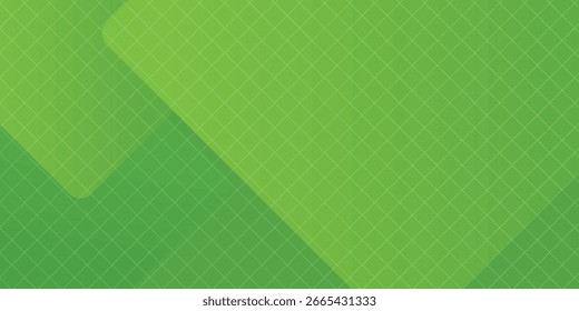 fundo verde abstrato com forma quadrada abstrata e efeito de arranhões, dinâmico para negócios ou esporte conceito de banner.