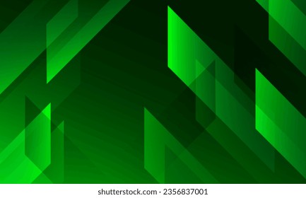 Abstarct green geometric gradient background. Dynamic shapes composition. Eps10 vector