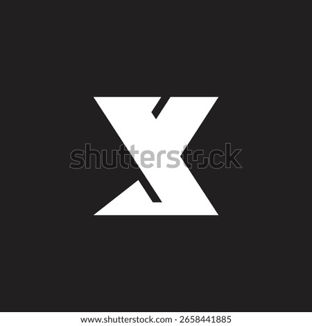 abstarct letters yk simple geometric logo vector 