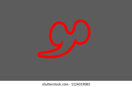 Abstarct logo snake face