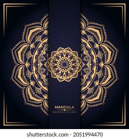 Abstart Luxury Mandala Vector de fondo