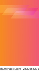 Abstarct prange to pink gradient geometric shapes background. Dynamic shapes composition. Eps10 vector.