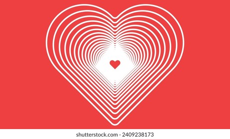 Abstarct simple minimalist valentine love red color vintage form background.