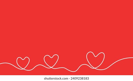 Abstarct simple minimalist valentine