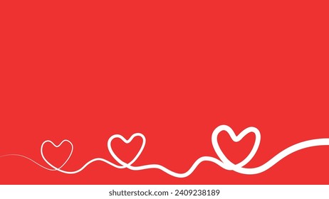 Abstarct simple minimalist valentine