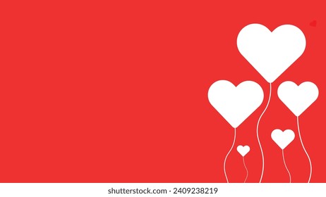 Abstarct simple minimalist valentine love red color vintage form background.